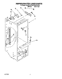 REFRIGERATOR LINER Diagram and Parts List for RS22BRXBW00  Roper Refrigerator