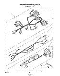 WIRING HARNESS , LITERATURE AND OPTIONAL Diagram and Parts List for RS675PXK1  Whirlpool Range