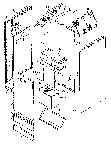Part Location Diagram of 602094 Whirlpool Panel