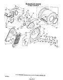 SECTION Diagram and Parts List for LE5800XSW3  Whirlpool Dryer