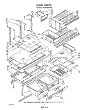 SHELF , LIT/OPTIONAL Diagram and Parts List for ET22DMXVF01  Whirlpool Refrigerator