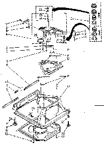 Machine Base Diagram and Parts List for LA5300XSN0  Whirlpool Washer