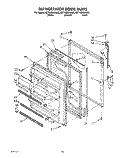 Part Location Diagram of LIT2166520 Whirlpool Use & Care Guide (Chinese)