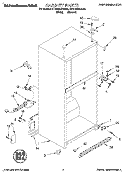 CABINET Diagram and Parts List for KTRP20KDAL00  KitchenAid Refrigerator