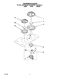 SECTION Diagram and Parts List for KGCT025AWH1  KitchenAid Cooktop