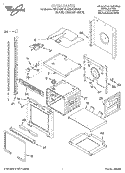 OVEN Diagram and Parts List for RBD276PDQ6  Whirlpool Wall Oven
