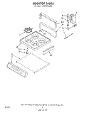 Part Location Diagram of 878982 Whirlpool Bottom, Burner Box