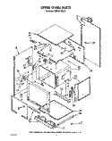 UPPER OVEN, OPTIONAL Diagram and Parts List for KEBI241XBL2  KitchenAid Wall Oven