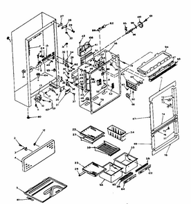 Part Location Diagram of 520944 Whirlpool Cover