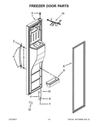 Part Location Diagram of W11678253 Whirlpool Stealth Heater Wire Assembly