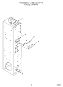 FREEZER LINER Diagram and Parts List for KSSS42MHX00  KitchenAid Refrigerator