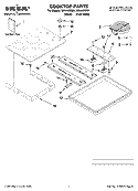 Part Location Diagram of 9758785 Whirlpool Knob, Control (4) (White)
