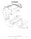 CONTROL Diagram and Parts List for RS25AWXVW00  Roper Refrigerator