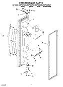 Part Location Diagram of 2305476 Whirlpool Safety Barrier