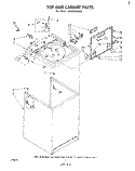 TOP AND CABINET , LITERATURE AND OPTIONAL Diagram and Parts List for LA5430XMW3  Whirlpool Washer