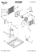 UNIT PARTS Diagram and Parts List for ACQ082PS5  Whirlpool Air Conditioner