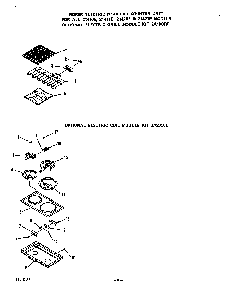 ^electric Grill Module Diagram and Parts List for 2142*0E  Roper Range