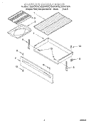 DRAWER AND BROILER, OPTIONAL Diagram and Parts List for GS395LEGQ3  Whirlpool Range