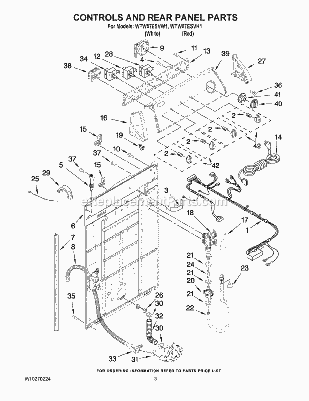 Part Location Diagram of WPW10248240 Whirlpool Sensor Switch