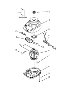 Part Location Diagram of W10384831 Whirlpool CORD-POWER
