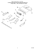 TOP VENTING, OPTIONAL Diagram and Parts List for GBS277PDB3  Whirlpool Wall Oven