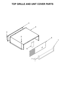 Part Location Diagram of W10783303 Whirlpool GASKET