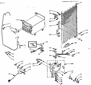 Part Location Diagram of 42996 Whirlpool Evaporator