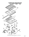 COMPARTMENT SEPARATOR Diagram and Parts List for ET20PKXYN00  Whirlpool Refrigerator