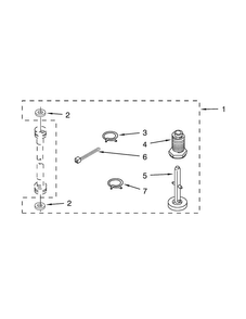 Miscellaneous Parts Diagram and Parts List for 11081432510  Kenmore Washer Dryer Combo