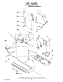 UNIT PARTS Diagram and Parts List for GI6FDRXXY09  Whirlpool Refrigerator