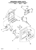 Part Location Diagram of 2318959B Whirlpool Front Cover Assembly (Includes