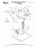Part Location Diagram of W10115387 Whirlpool PANEL-CNTL