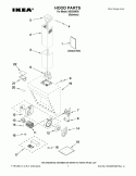HOOD PARTS Diagram and Parts List for IH5303WS0  Whirlpool Range Hood