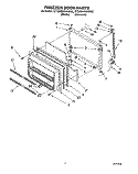 FREEZER DOOR Diagram and Parts List for ET20NKXAW02  Whirlpool Refrigerator