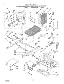 UNIT Diagram and Parts List for KSRB27FHWH00  KitchenAid Refrigerator