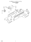 CONTROL PANEL Diagram and Parts List for 9CA2781XSN1  Whirlpool Washer