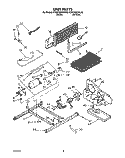 UNIT Diagram and Parts List for KTRC18KXWH30  KitchenAid Refrigerator