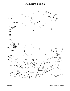Cabinet parts Diagram and Parts List for 10651115711  Kenmore Refrigerator