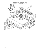 DOOR AND LATCH Diagram and Parts List for KUDI220T5  KitchenAid Dishwasher