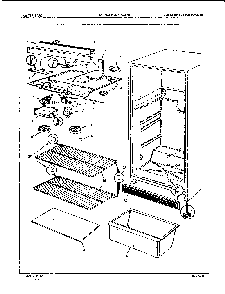 03 - Fresh Food Compartment Diagram and Parts List for NT15B43GLA  Whirlpool Refrigerator