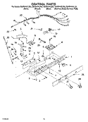 CONTROL Diagram and Parts List for GS2SHAXLS02  Whirlpool Refrigerator