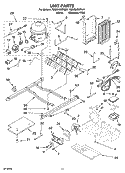 UNIT PARTS Diagram and Parts List for 7GS6SHEXPL01  Whirlpool Refrigerator