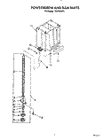POWERSCREW AND RAM Diagram and Parts List for TC4700XYP1  Whirlpool Trash Compactor