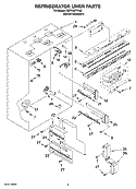 Part Location Diagram of 2320551 Whirlpool SUPPORT