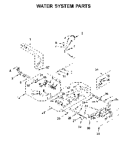Water system parts Diagram and Parts List for WFW5620HW2  Whirlpool Washer