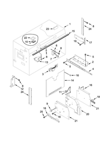 Freezer Liner Parts Diagram and Parts List for KBBR306EPA00  KitchenAid Refrigerator