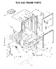 Part Location Diagram of W10919865 Whirlpool SHIELD