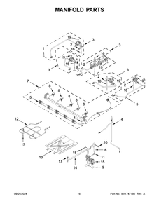 Part Location Diagram of W11745758 Whirlpool IGNTR-SURF