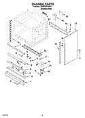 CHASSIS PARTS, OPTIONAL PARTS Diagram and Parts List for KDRP407HSS12  KitchenAid Range