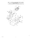 OVEN DOOR Diagram and Parts List for D9757^1  Whirlpool Range